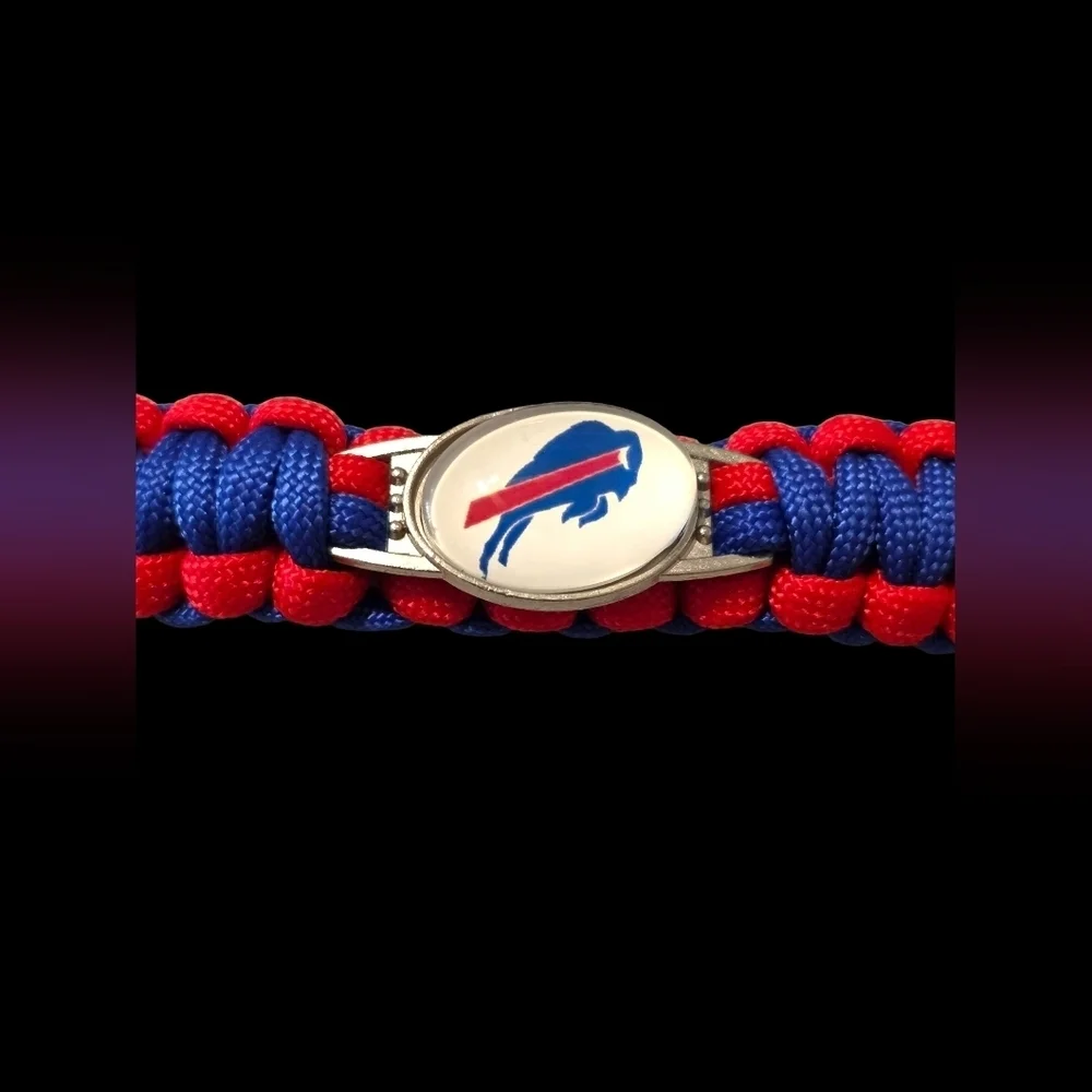 Buffalo Bills Red and Blue Paracord Bracelet